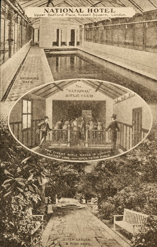 National Hotel, Upper Bedford Place, Russell Square, Londondani af English School