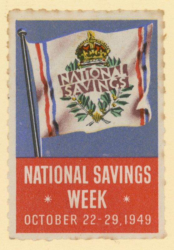 National Savings Week, 22.-29. oktober 1949 af English School