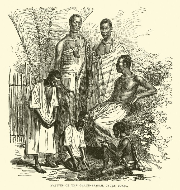 Natives of the Grand-Bassam, Ivory Coast  af English School