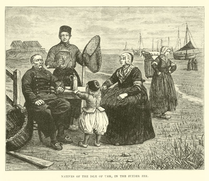 Indfødte fra Isle of Urk, i Zuider Zee af English School
