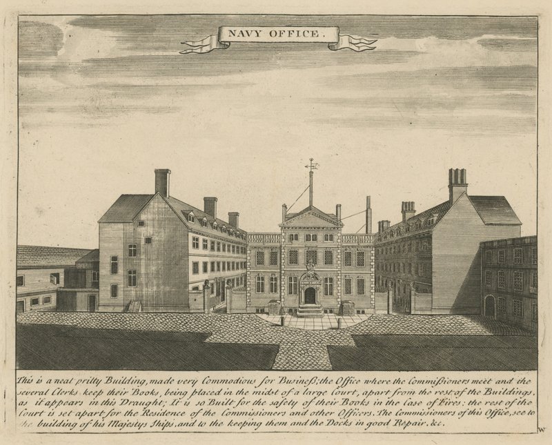 Søværnets kontor, London af English School