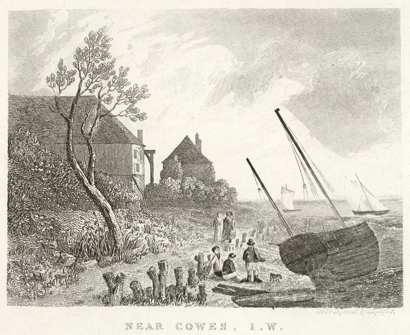 I nærheden af Cowes, Isle of Wight af English School