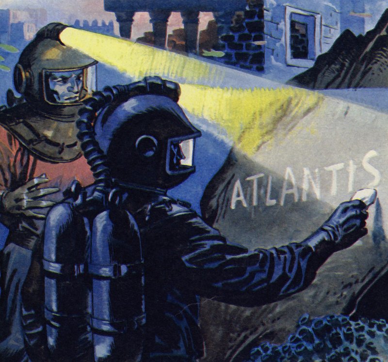 Nemo skrev Atlantis i kridtsten af English School