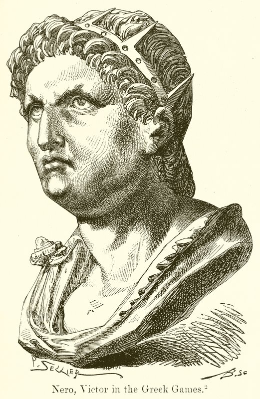 Nero, Victor i de græske lege af English School