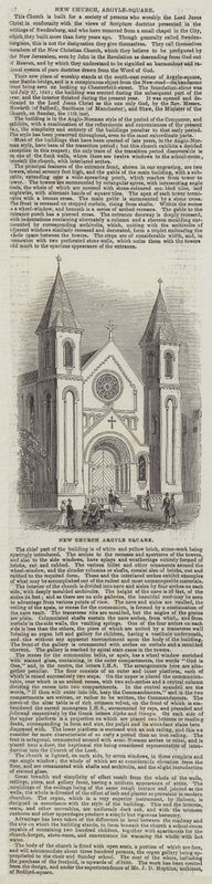 New Church, Argyle-Square (gravering) af English School