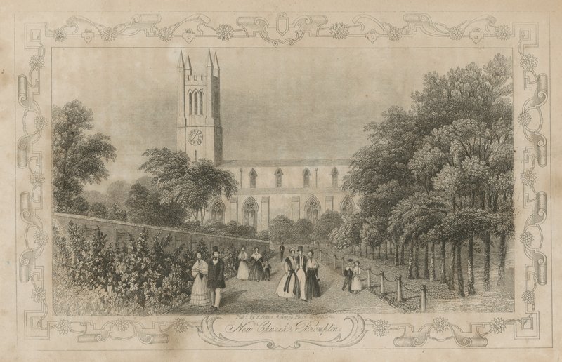 New Church, Brompton, London af English School