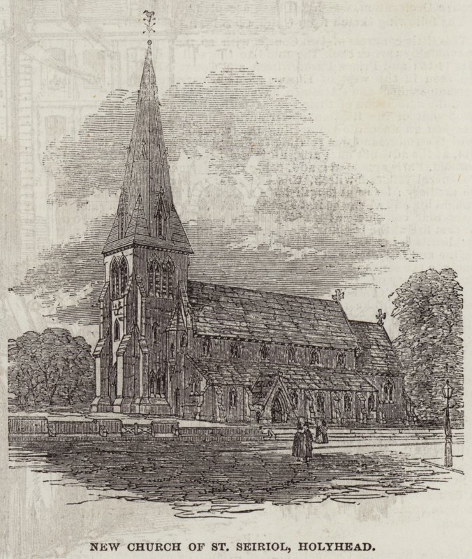 New Church of St Seiriol, Holyhead (gravering) af English School