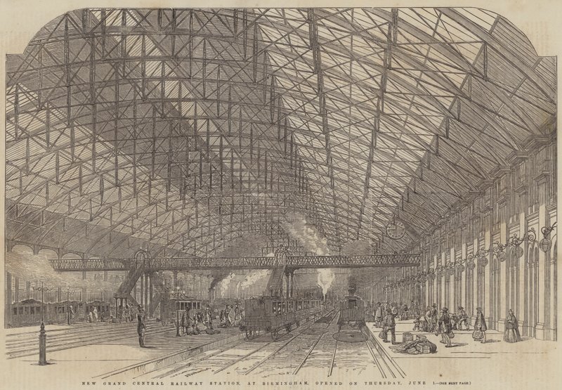 Den nye Grand Central Railway Station i Birmingham åbnede torsdag af English School