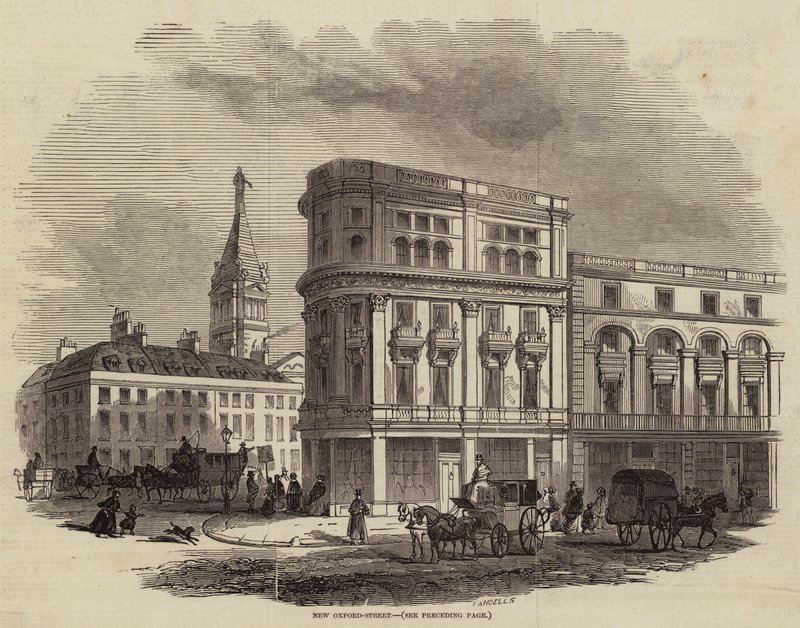 New Oxford-Street (gravering) af English School