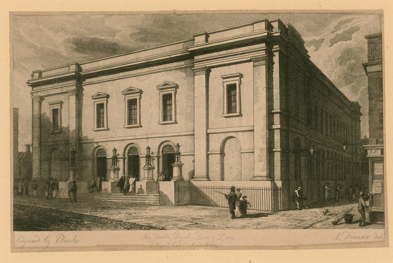 New Theatre Royal, Drury Lane, London; B Wyatt, arkitekt af English School