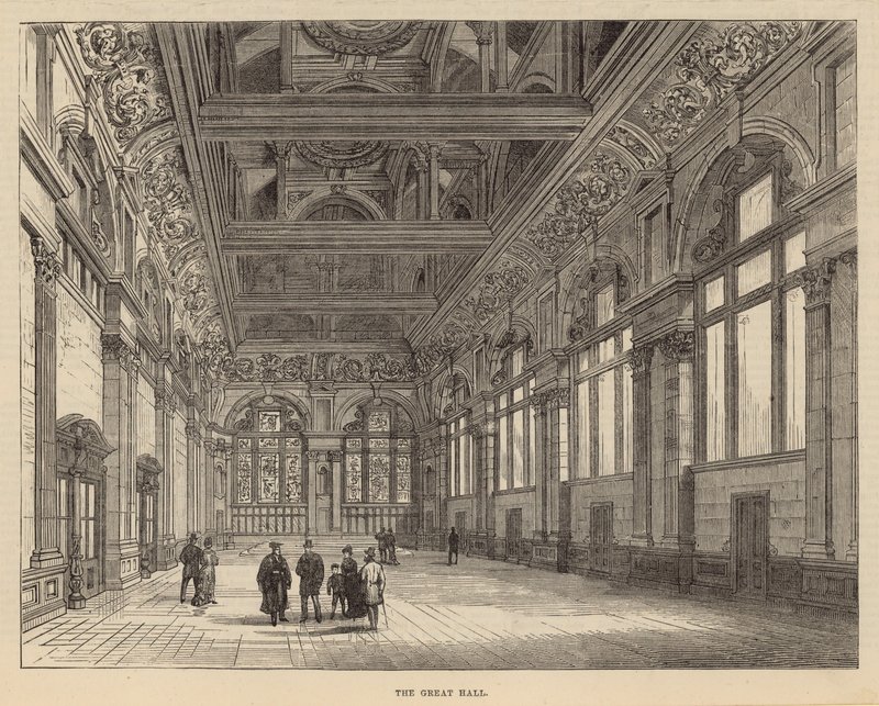 Nye bygninger i City of London School: The Great Hall af English School