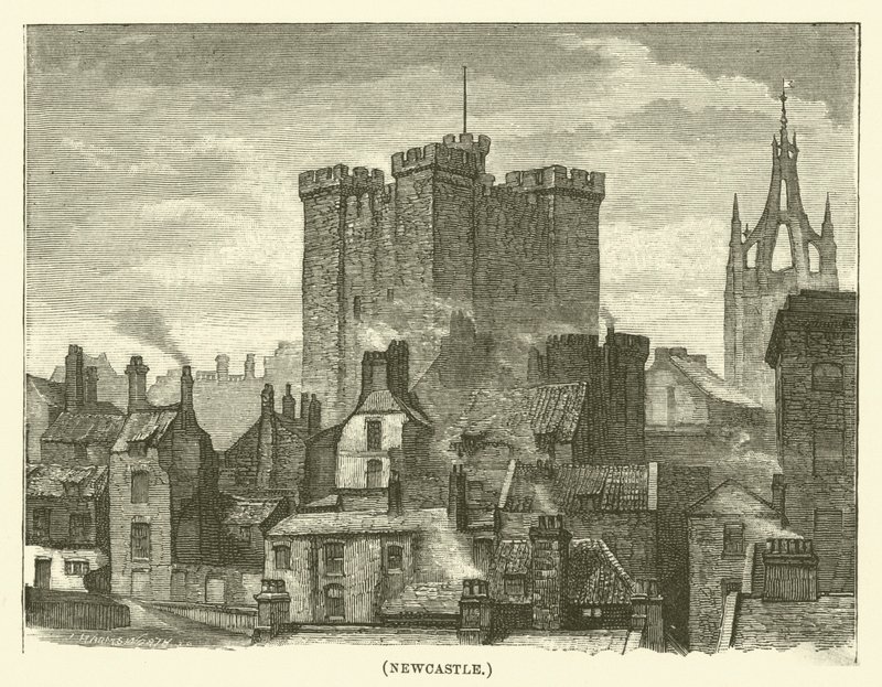 Newcastle (gravering) af English School