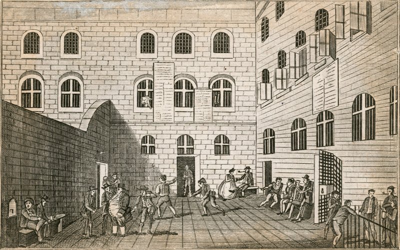 Newgate fængsel af English School