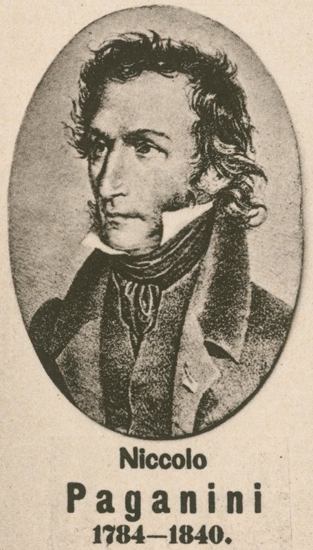 Niccolo Paganini (dybtryk) af English School