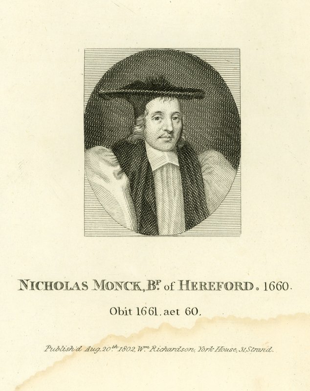 Nicholas Monck, biskop af Hereford af English School