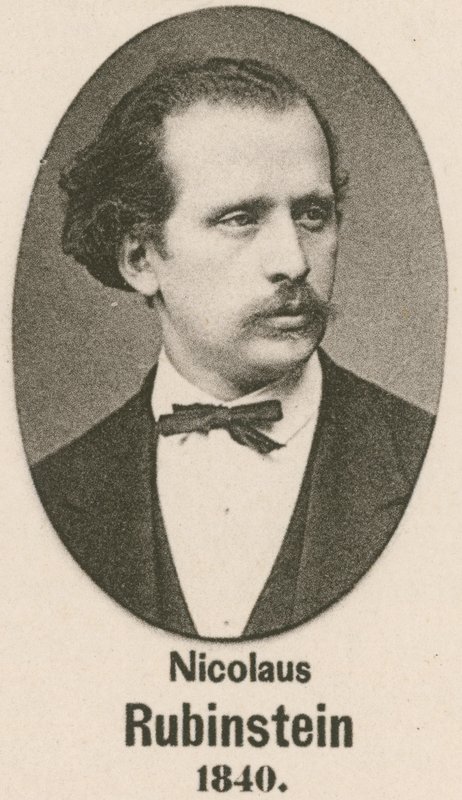 Nicolaus Rubinstein (gravure) af English School