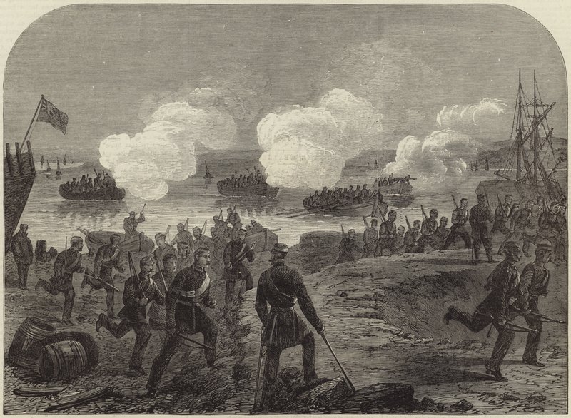 Natangreb af Kent Artillery Volunteers i Ore Creek af English School