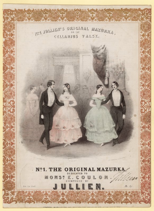 No 1 Juliens Original Mazurka, eller Cellarius Valse af English School