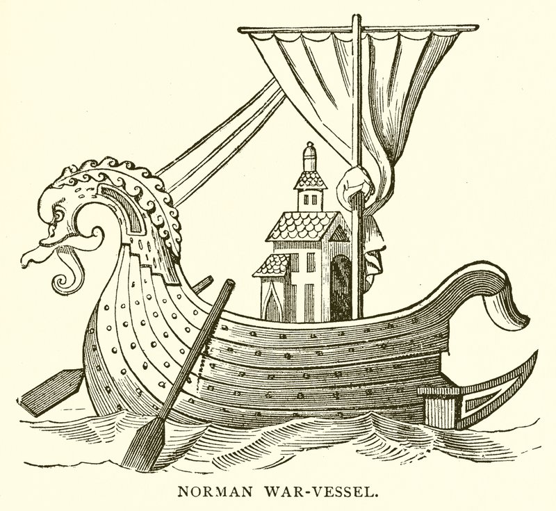Norman krigsfartøj af English School