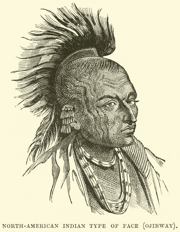 Nordamerikansk indisk ansigtstype, Ojibway af English School