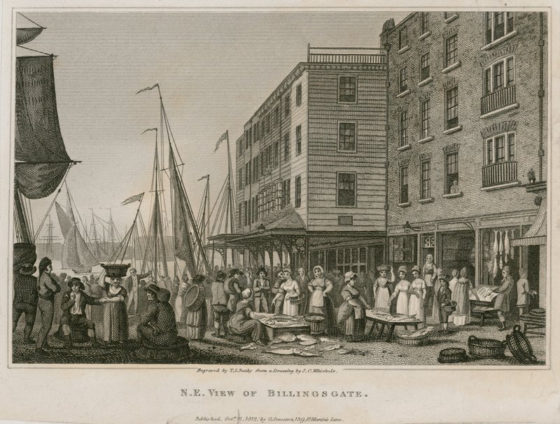 Nordøst udsigt over Billingsgate af English School