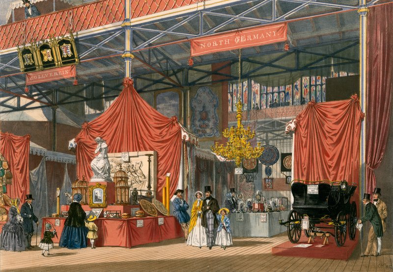 Nordtyskland, Den store udstilling i 1851 af English School