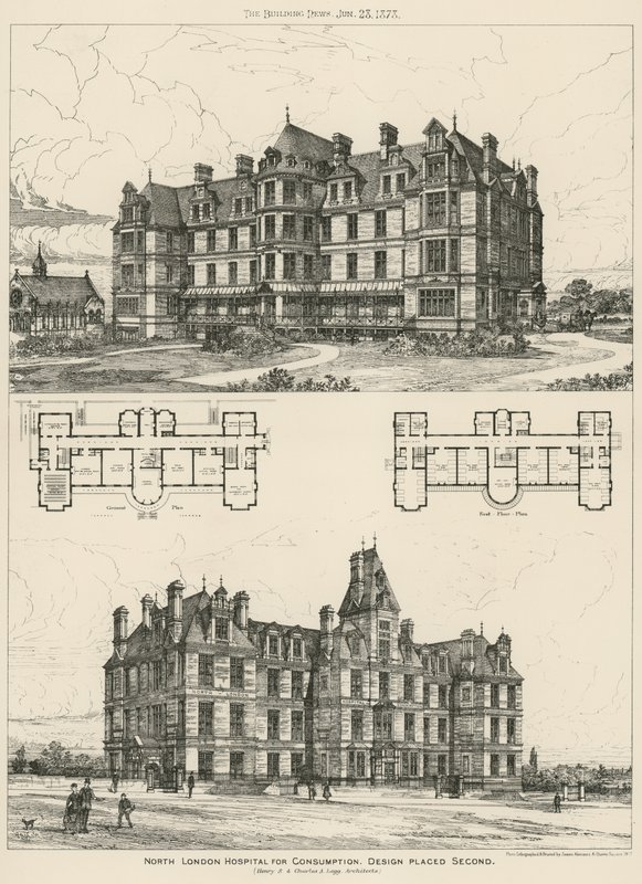 North London Hospital for Consumption, design placeret på andenpladsen af English School