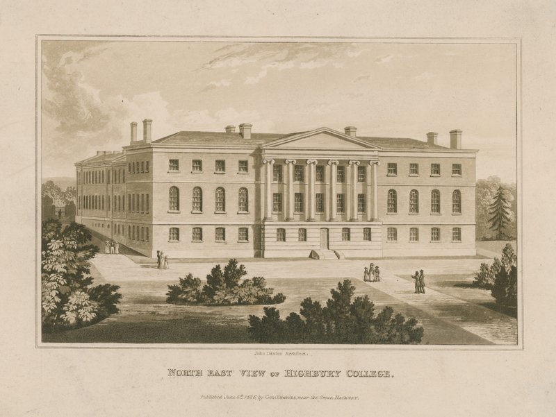 Nordøst udsigt over Highbury College af English School