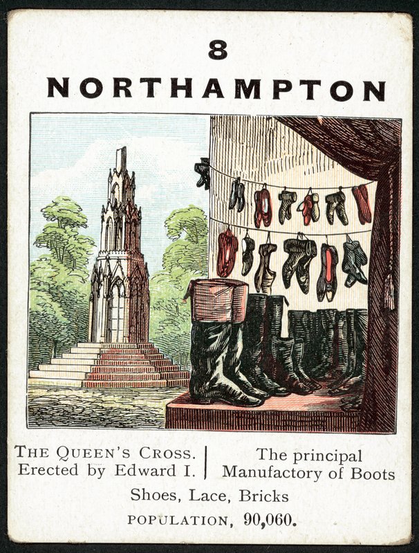 Northampton (farve litho) af English School