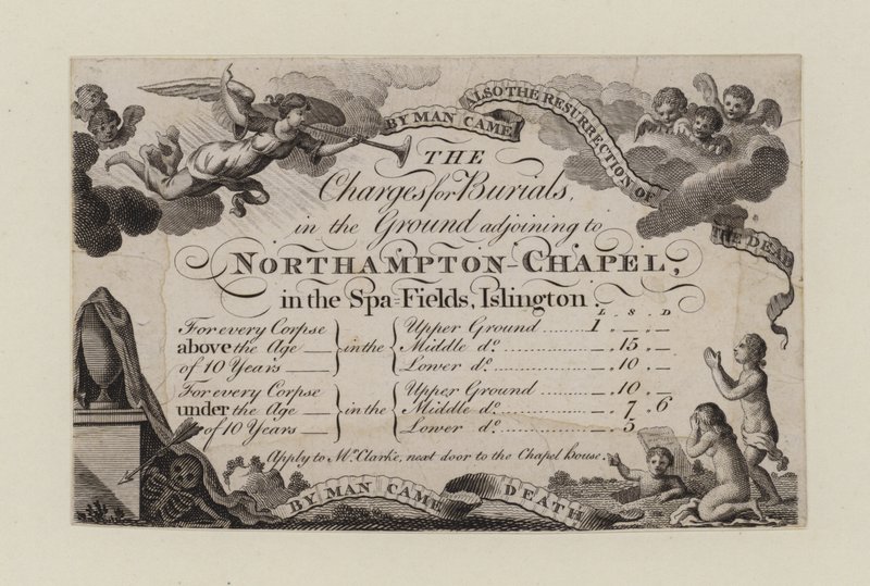 Northampton Chapel, byttekort af English School
