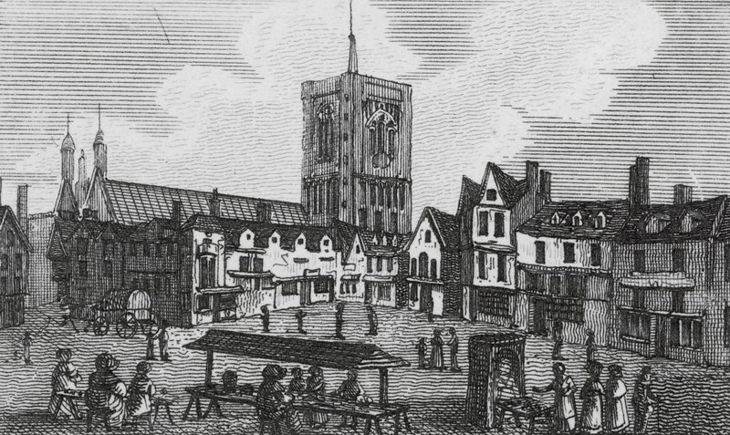 Norwich (gravering) af English School