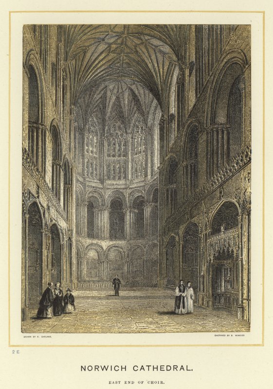 Norwich Cathedral, østenden af koret af English School