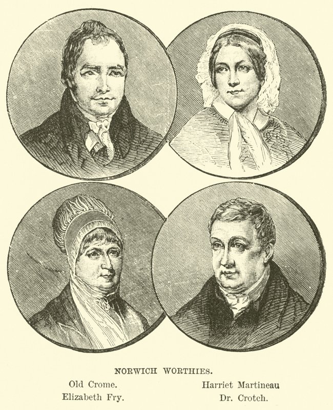 Norwich Worthies af English School