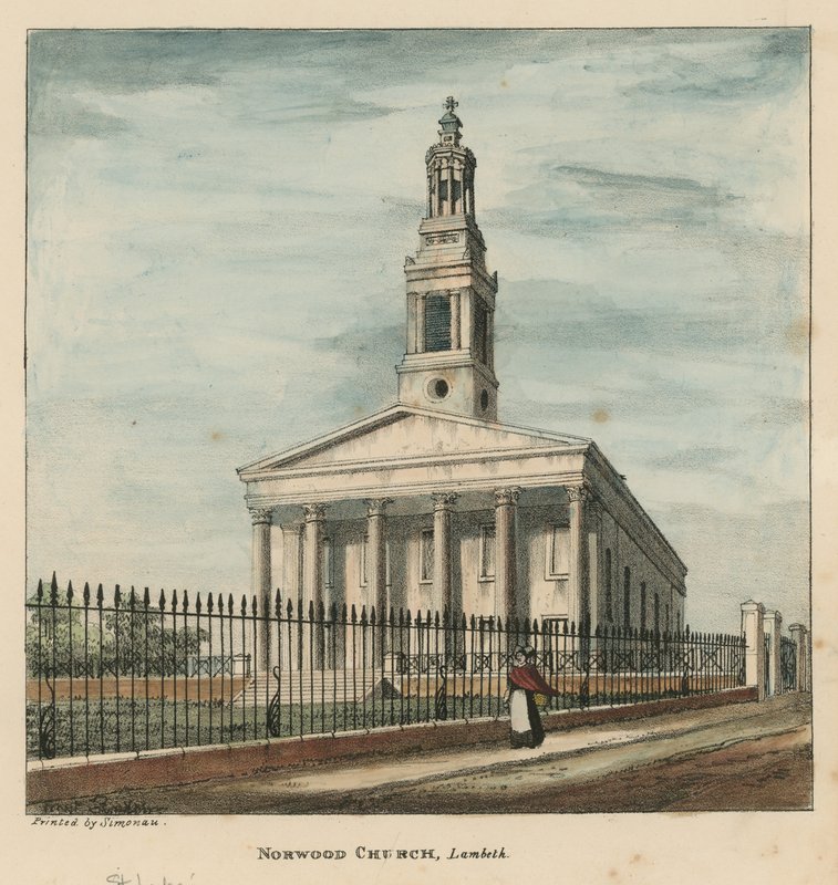 Norwood Church, Lambeth, London af English School