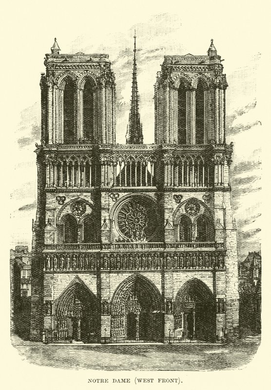 Notre Dame, vestfronten af English School