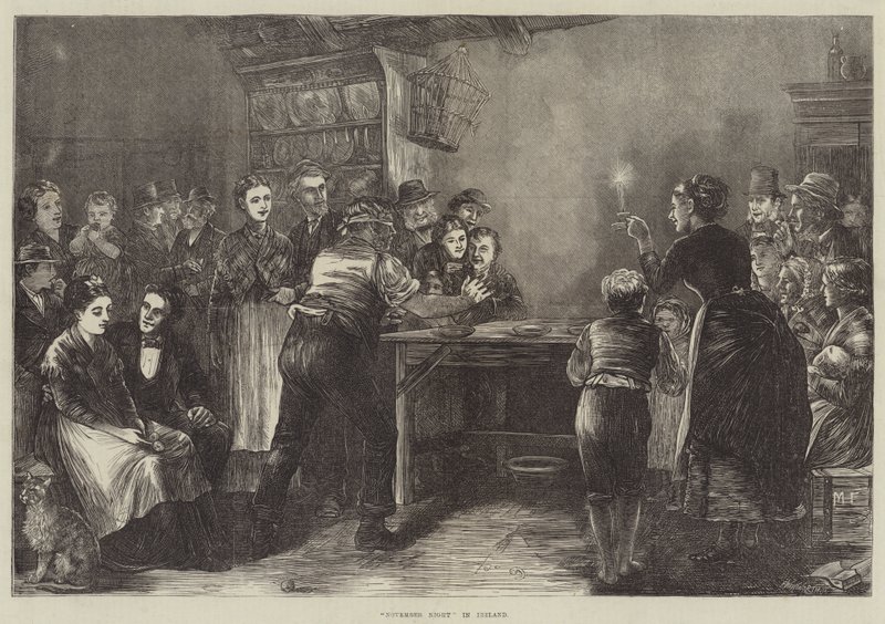 "November Night" i Irland (gravering) af English School
