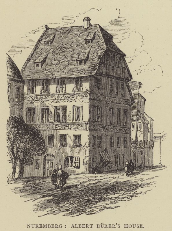 Nürnberg, Albert Durers hus (gravering) af English School