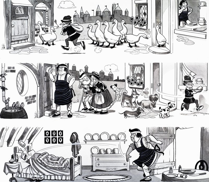 Børnerim illustration af English School