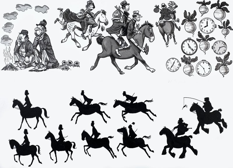 Børnerim illustration af English School