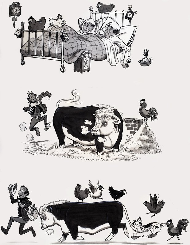 Børnerim illustration af English School
