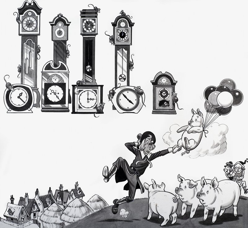 Børnerim illustration af English School