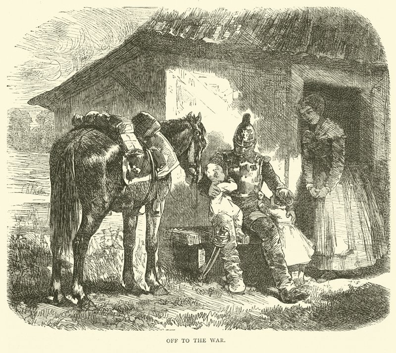 Ud i krigen, oktober 1870 af English School