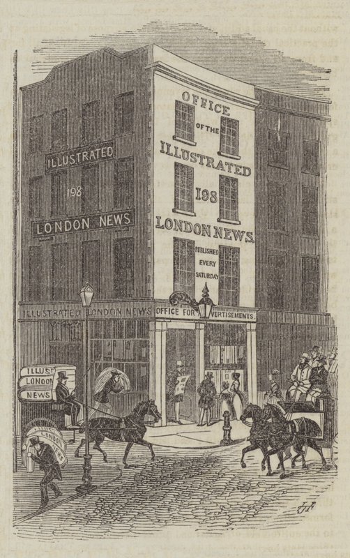 Office of the Illustrated London News (gravering) af English School