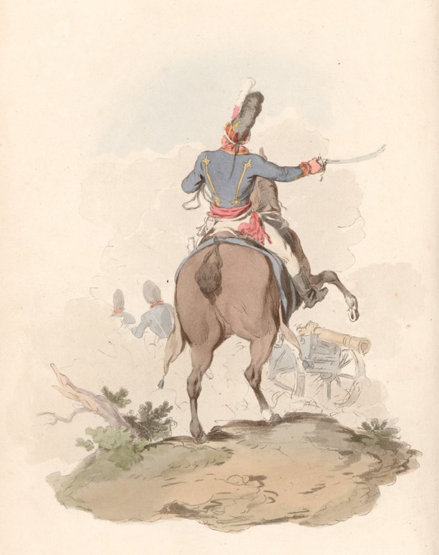 Officer for Royal Horse Artillery af English School