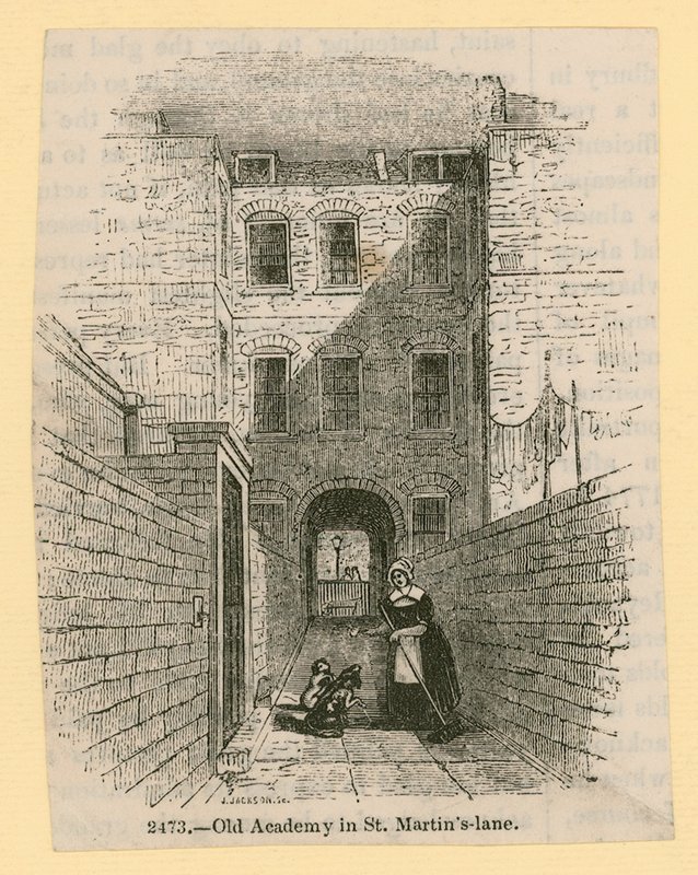 Old Academy i St Martins Lane, London af English School
