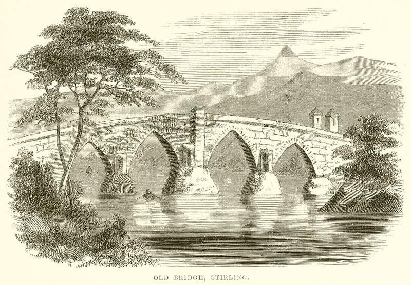 Old Bridge, Stirling af English School