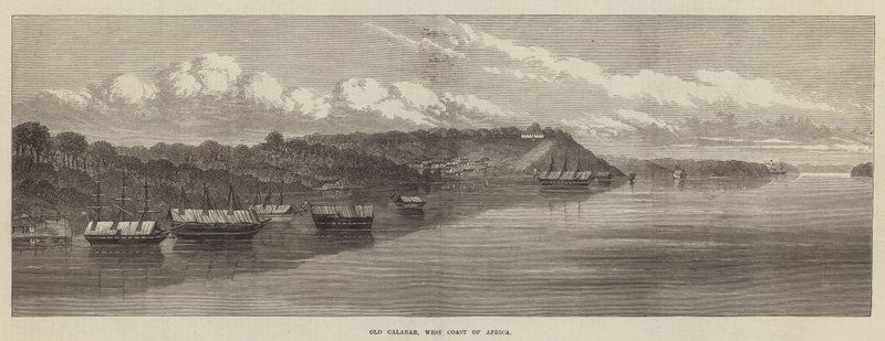 Old Calabar, Afrikas vestkyst (gravering) af English School