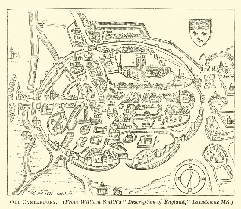 Gamle Canterbury af English School