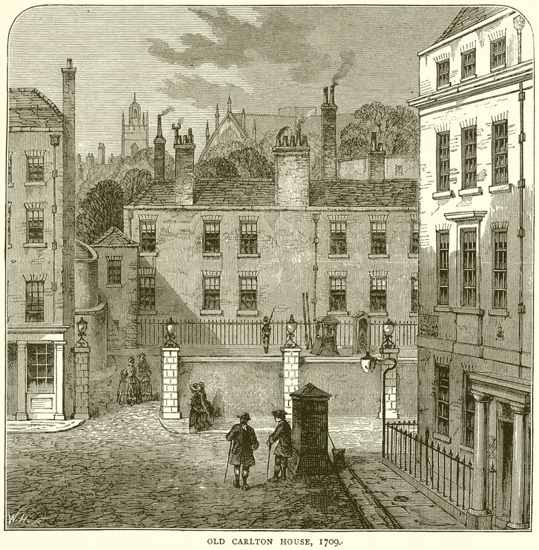 Old Carlton House, 1709 af English School