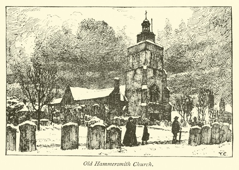 Old Hammersmith Church  af English School